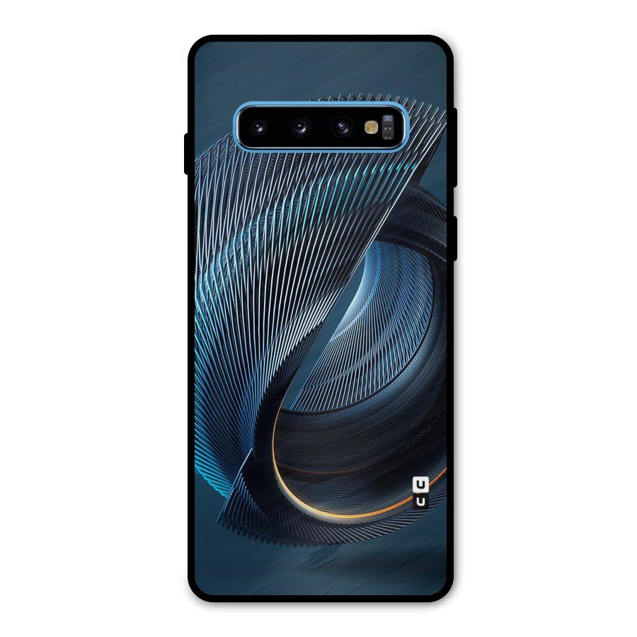 Digital Circle Pattern Metal Back Case for Galaxy S10