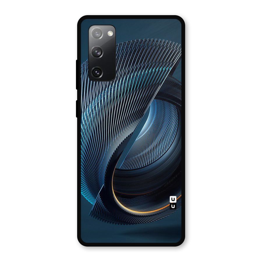 Digital Circle Pattern Metal Back Case for Galaxy S20 FE 5G