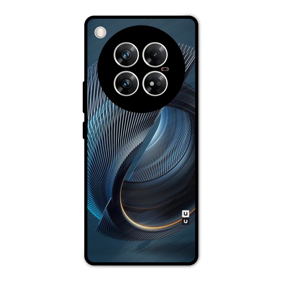 Digital Circle Pattern Metal Back Case for Infinix Zero 40 5G