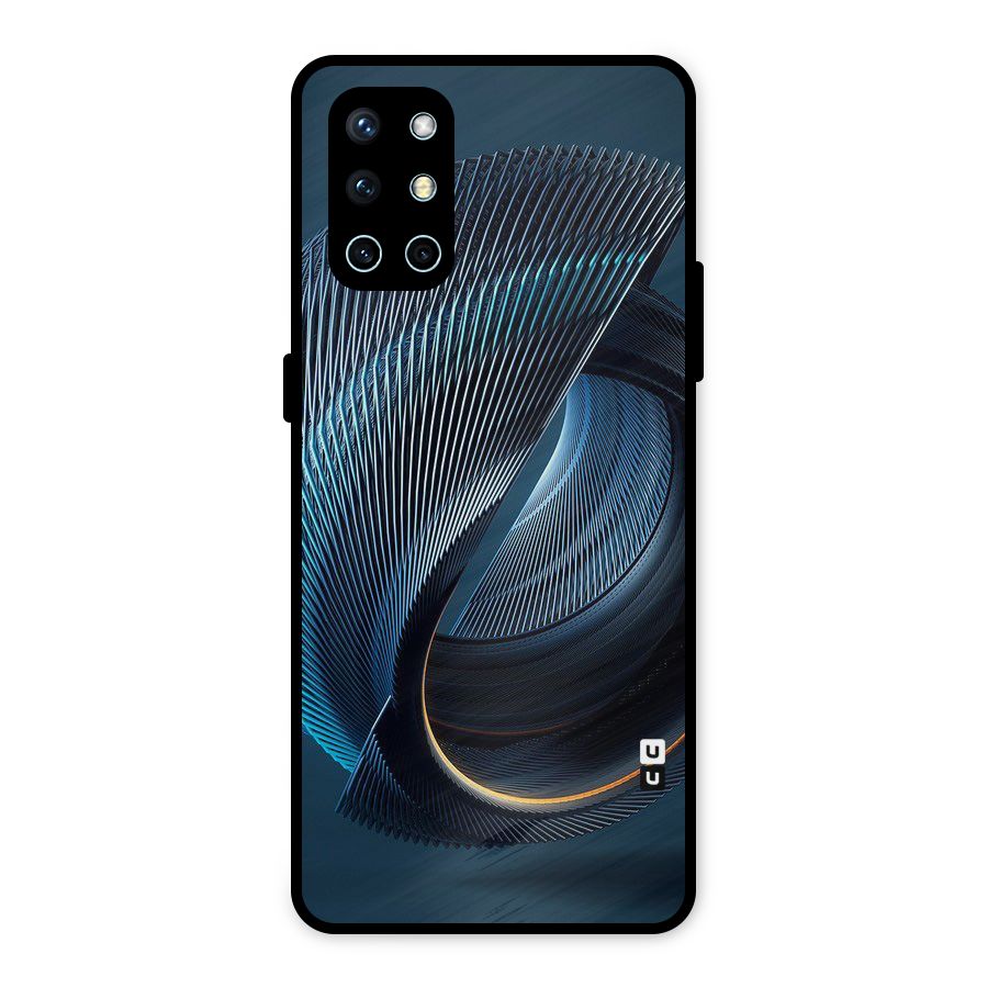 Digital Circle Pattern Metal Back Case for OnePlus 9R