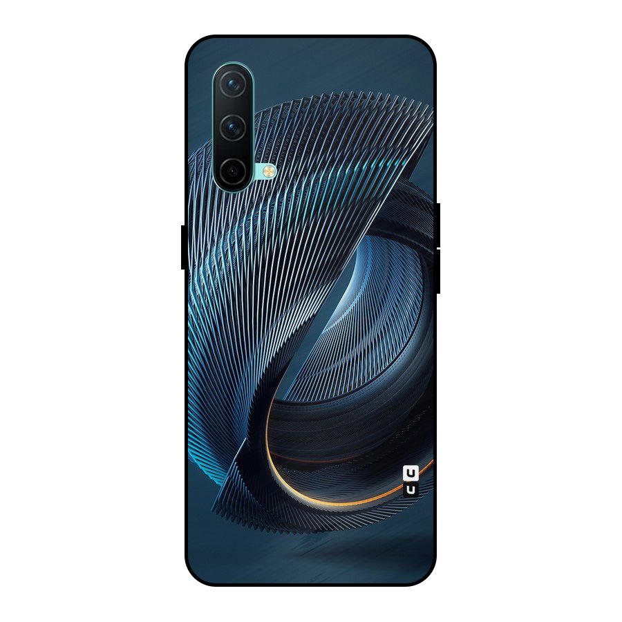 Digital Circle Pattern Metal Back Case for OnePlus Nord CE 5G