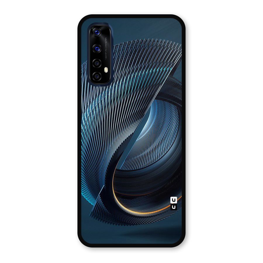 Digital Circle Pattern Metal Back Case for Realme Narzo 20 Pro