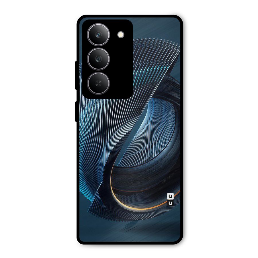 Digital Circle Pattern Metal Back Case for Realme P3x