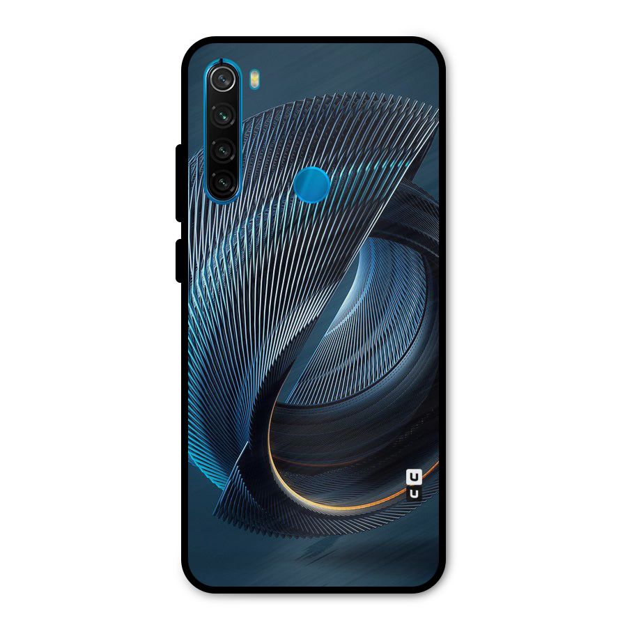 Digital Circle Pattern Metal Back Case for Redmi Note 8