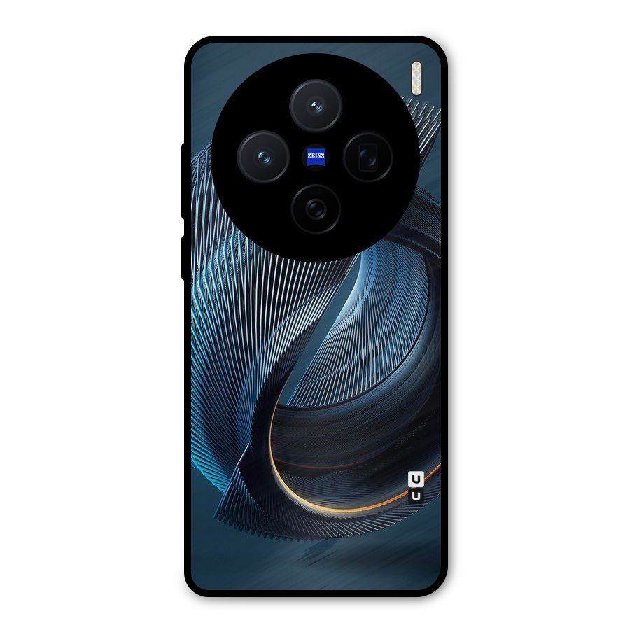 Digital Circle Pattern Metal Back Case for Vivo X200