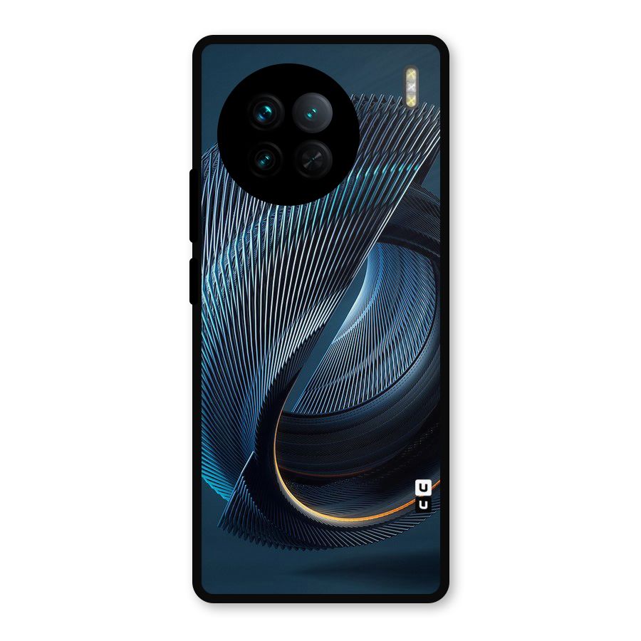 Digital Circle Pattern Metal Back Case for Vivo X90