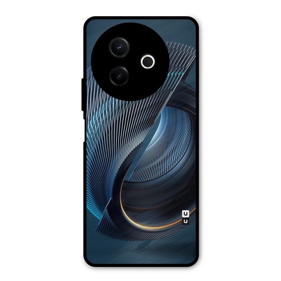 Digital Circle Pattern Metal Back Case for Vivo Y39