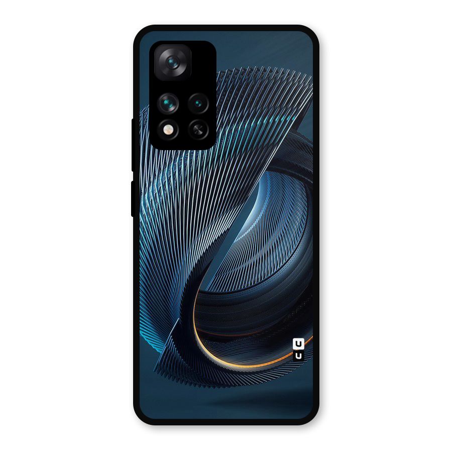 Digital Circle Pattern Metal Back Case for Xiaomi 11i 5G