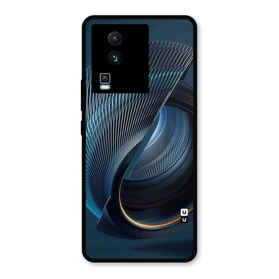 Digital Circle Pattern Metal Back Case for iQOO Neo 7