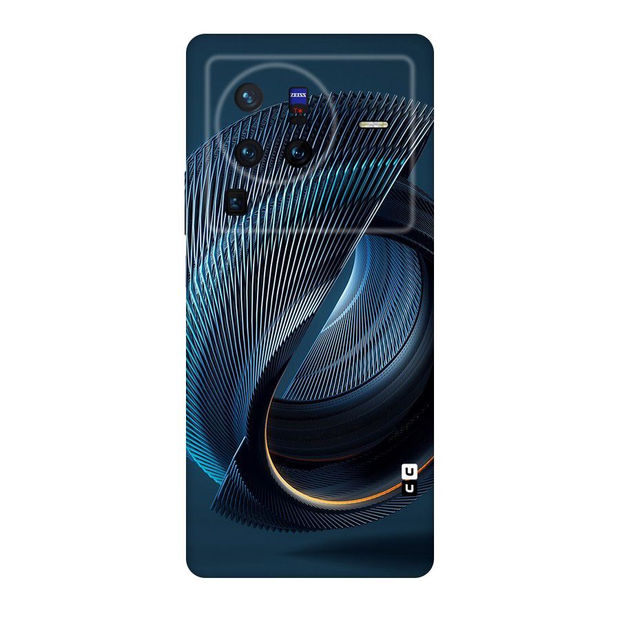 Digital Circle Pattern Original Polycarbonate Back Case for Vivo X80