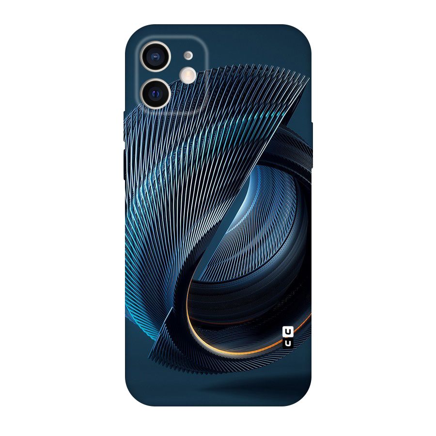 Digital Circle Pattern Original Polycarbonate Back Case for iPhone 12