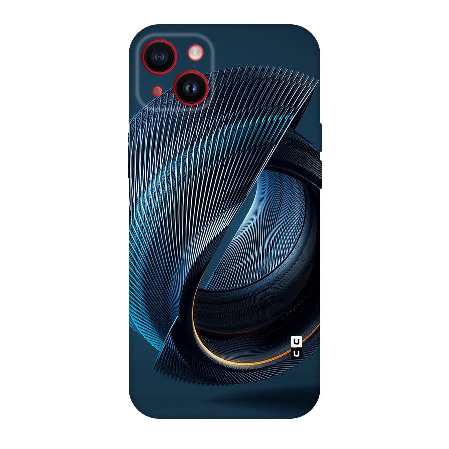 Digital Circle Pattern Original Polycarbonate Back Case for iPhone 14 Plus