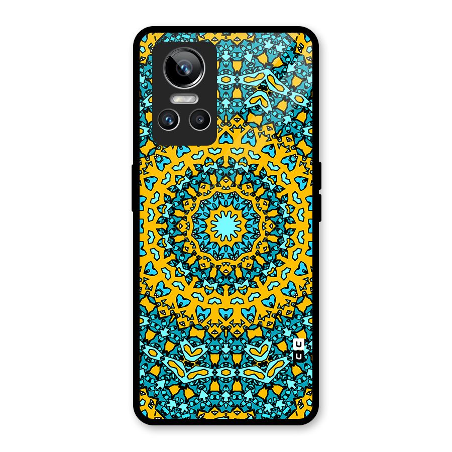 Digital Mandala Art Glass Back Case for Realme GT Neo 3