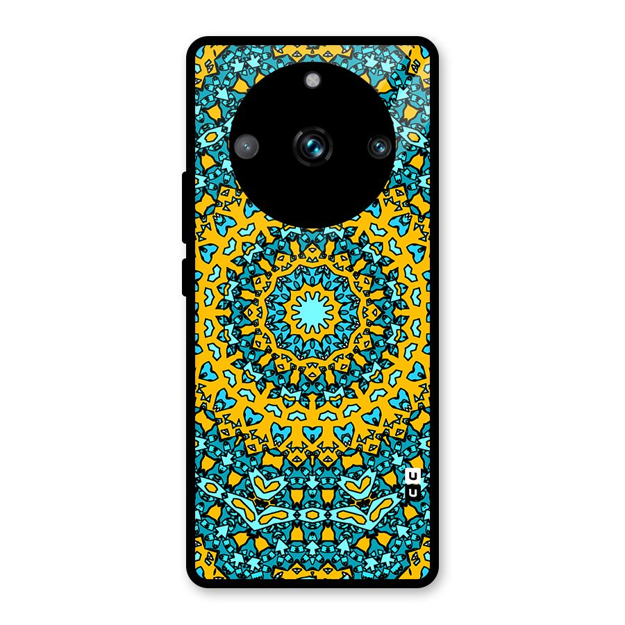 Digital Mandala Art Glass Back Case for Realme Narzo 60 Pro