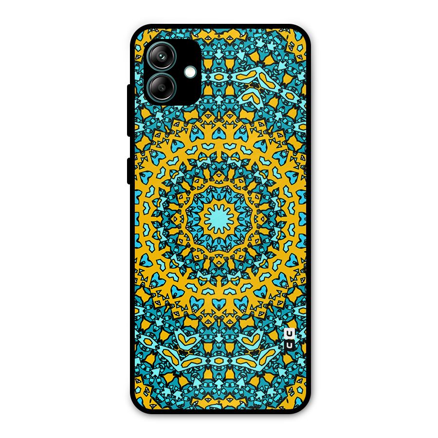 Digital Mandala Art Metal Back Case for Galaxy A04