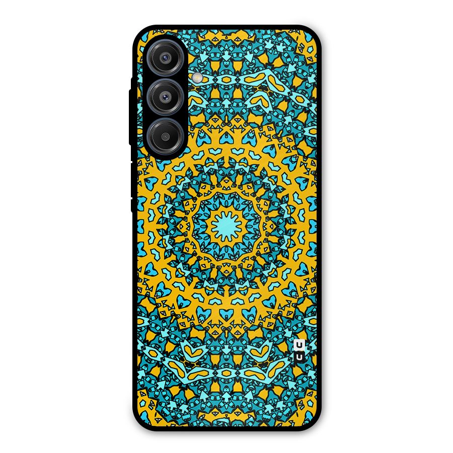 Digital Mandala Art Metal Back Case for Galaxy A16 5G
