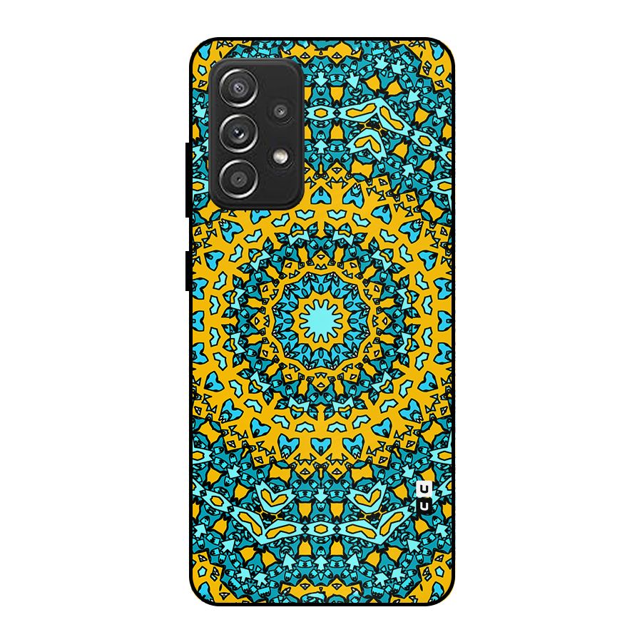 Digital Mandala Art Metal Back Case for Galaxy A52s 5G