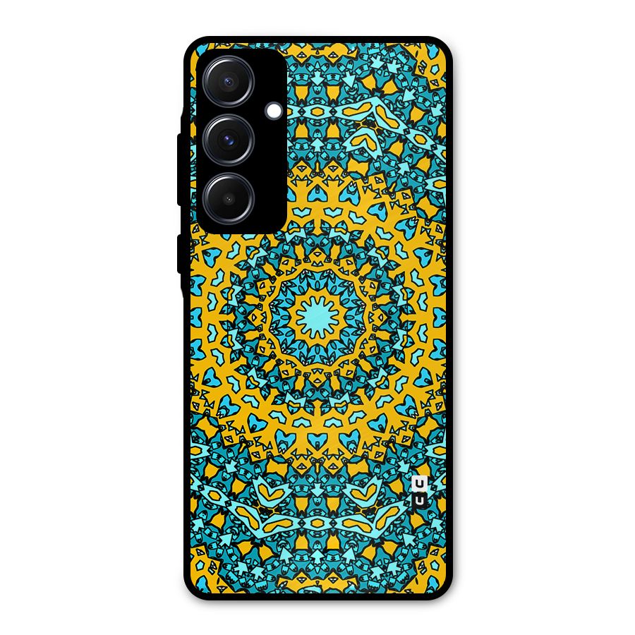 Digital Mandala Art Metal Back Case for Galaxy A55