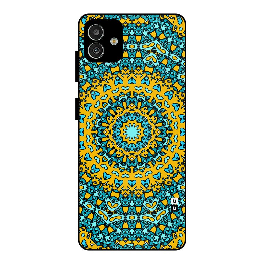 Digital Mandala Art Metal Back Case for Galaxy M13 5G
