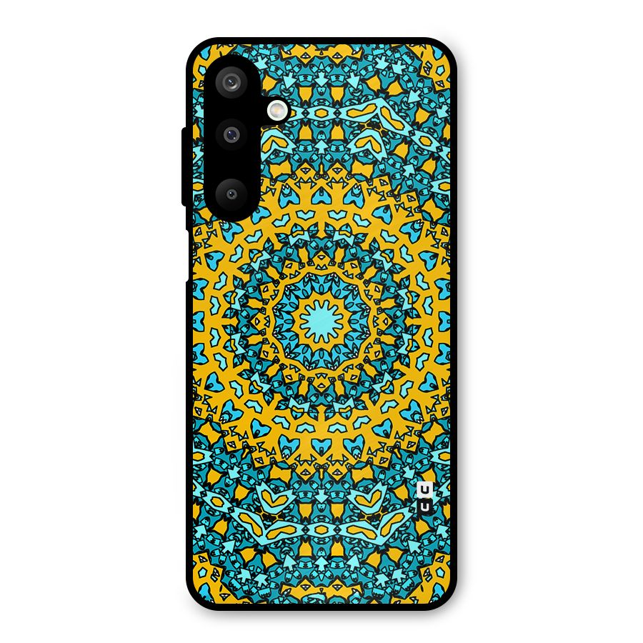 Digital Mandala Art Metal Back Case for Galaxy M16