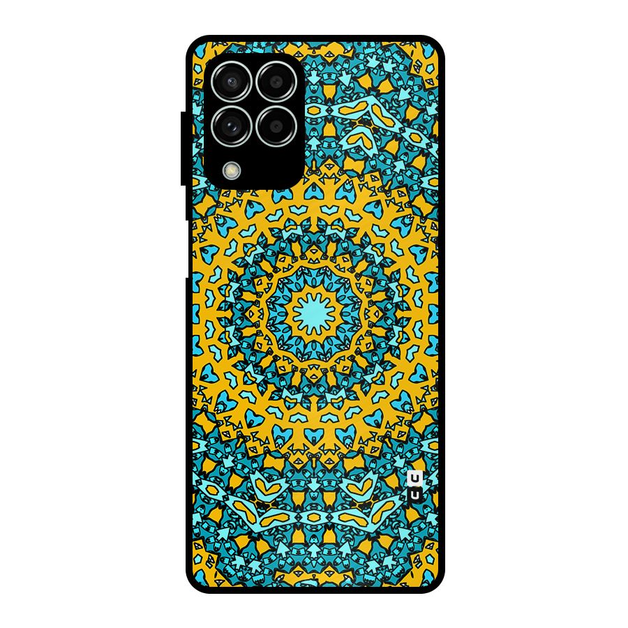 Digital Mandala Art Metal Back Case for Galaxy M33