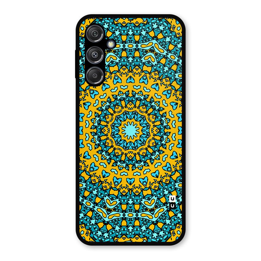 Digital Mandala Art Metal Back Case for Galaxy M34 5G