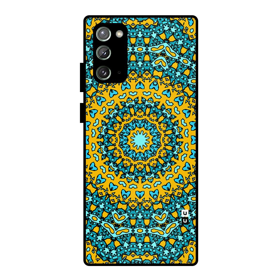 Digital Mandala Art Metal Back Case for Galaxy Note 20