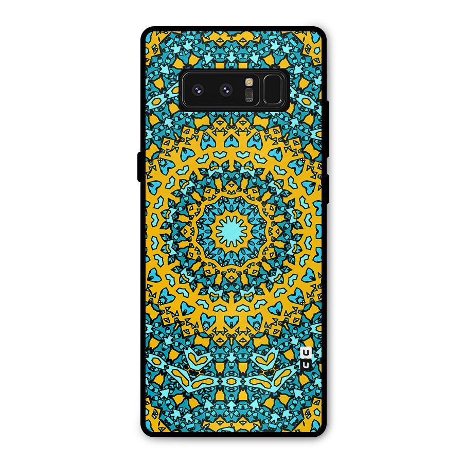 Digital Mandala Art Metal Back Case for Galaxy Note 8