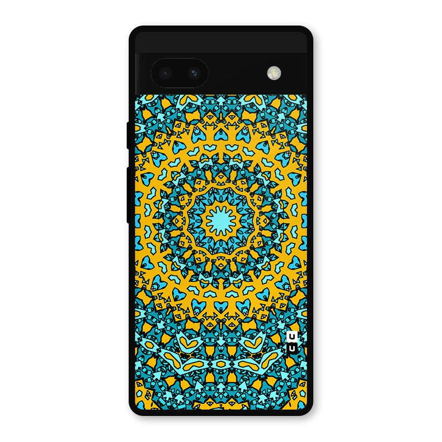 Digital Mandala Art Metal Back Case for Google Pixel 6a
