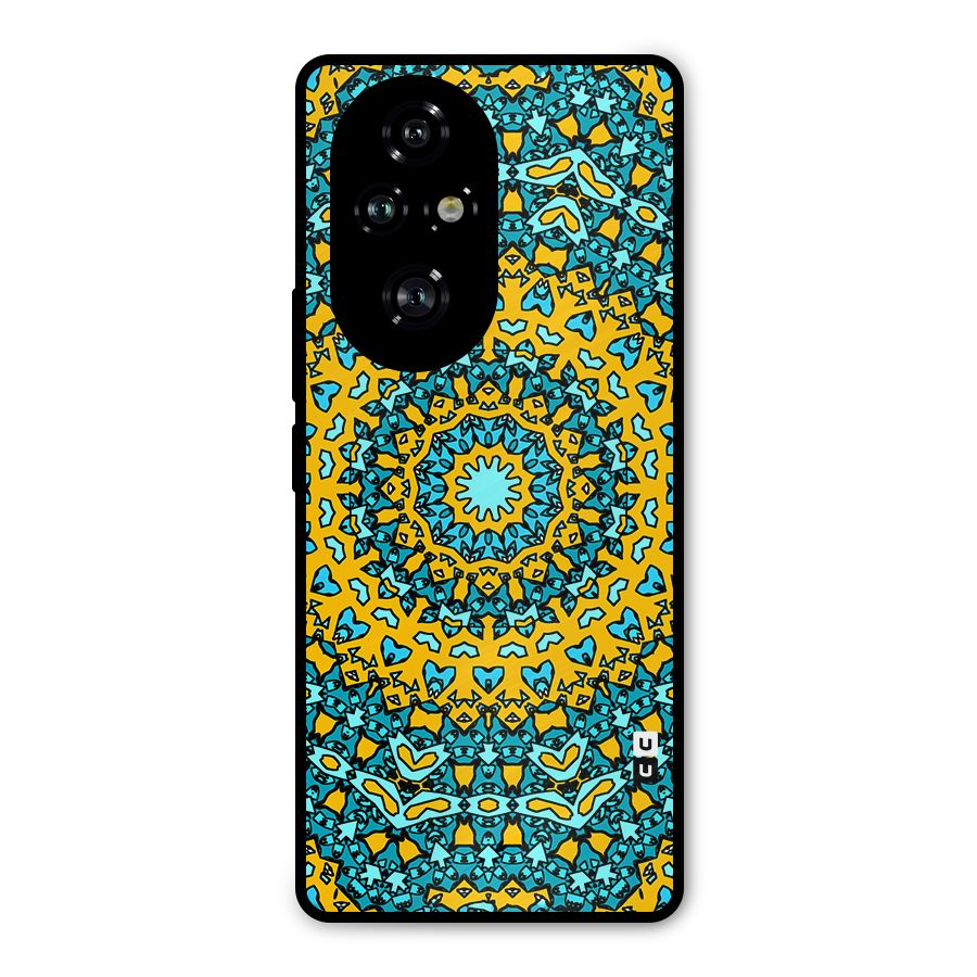Digital Mandala Art Metal Back Case for Honor 200 Pro
