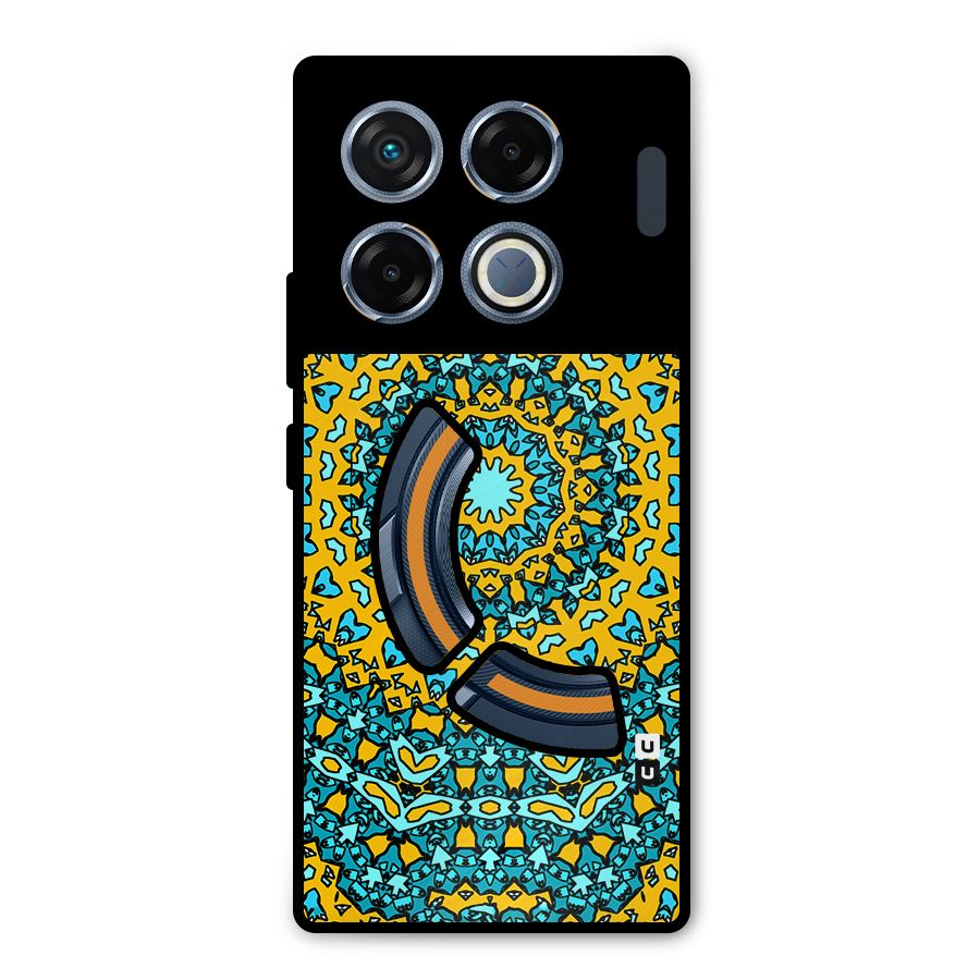 Digital Mandala Art Metal Back Case for Infinix GT 20 Pro