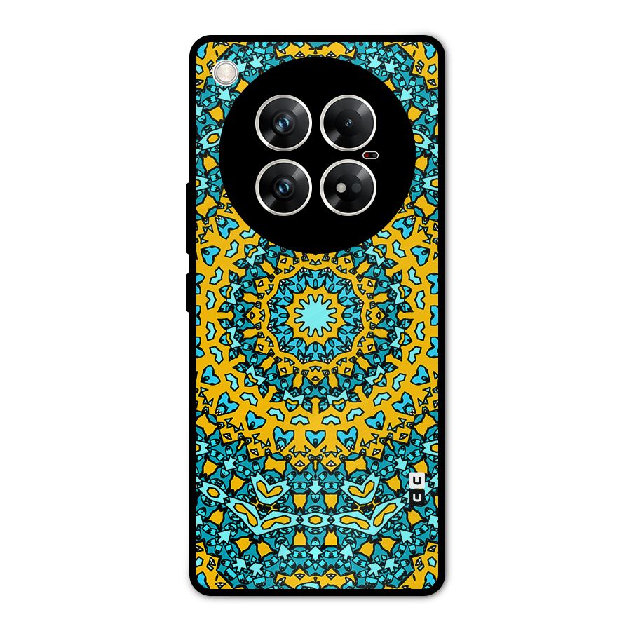 Digital Mandala Art Metal Back Case for Infinix Zero 40 5G