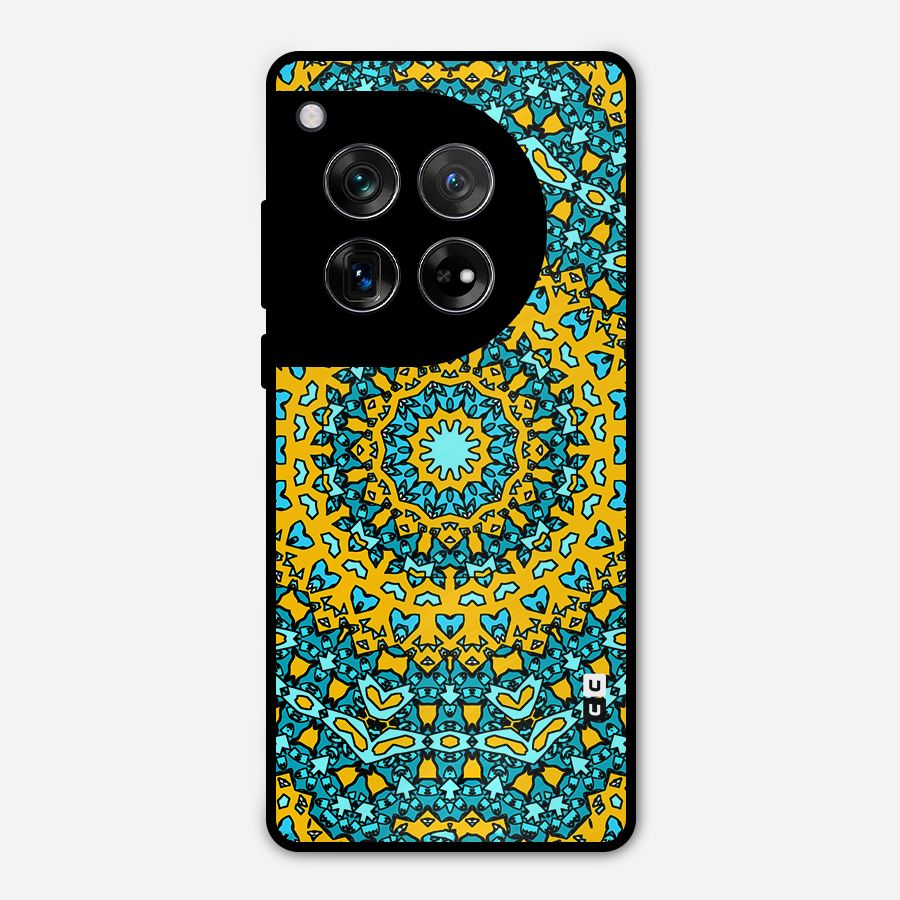 Digital Mandala Art Metal Back Case for OnePlus 12