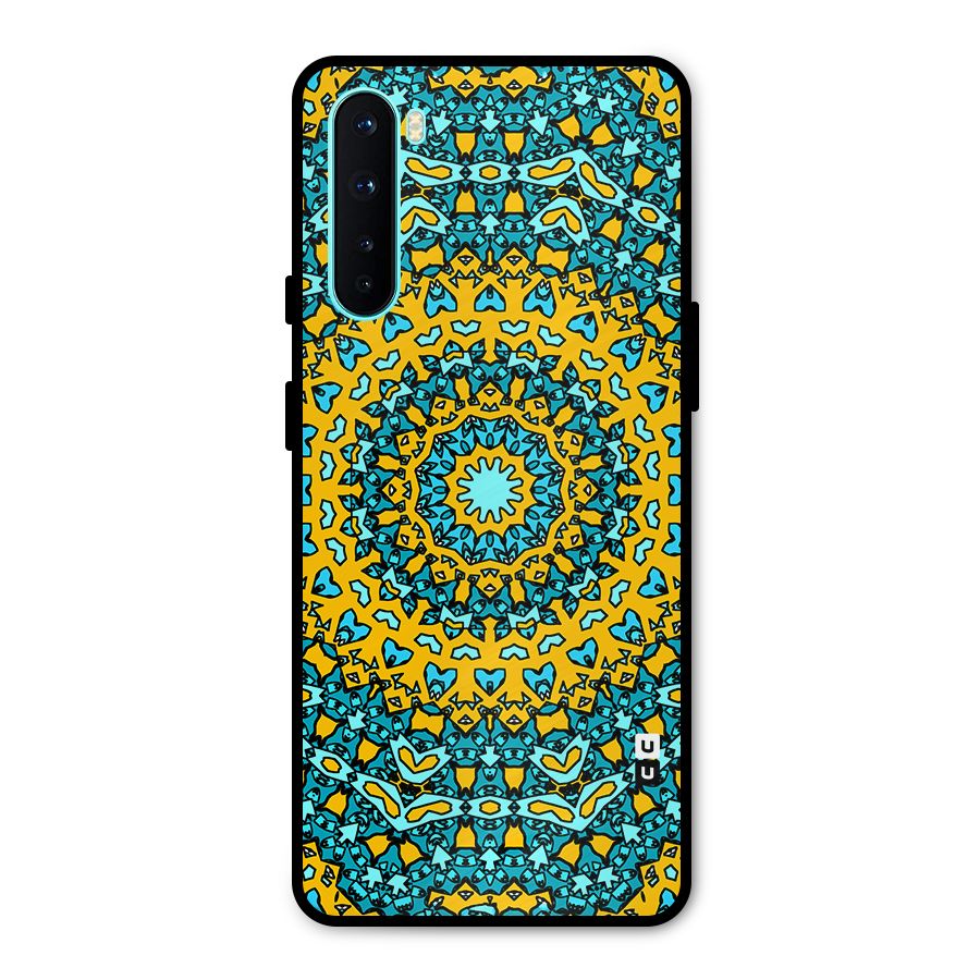 Digital Mandala Art Metal Back Case for OnePlus Nord