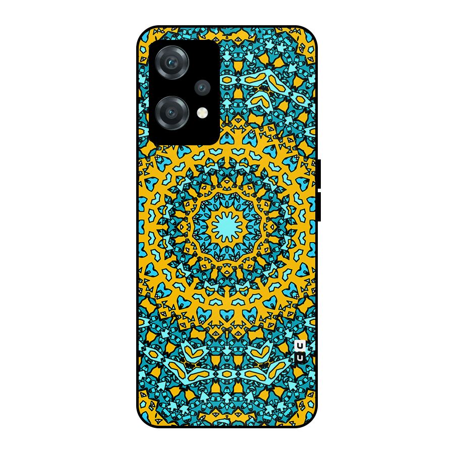 Digital Mandala Art Metal Back Case for OnePlus Nord CE 2 Lite 5G