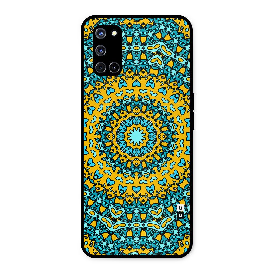 Digital Mandala Art Metal Back Case for Oppo A52