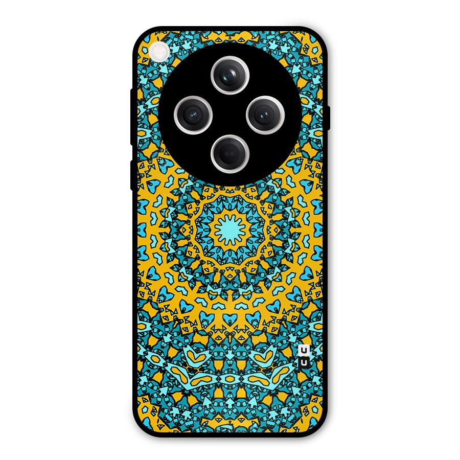Digital Mandala Art Metal Back Case for Oppo Find X8