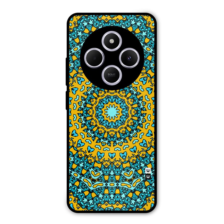 Digital Mandala Art Metal Back Case for Poco M7