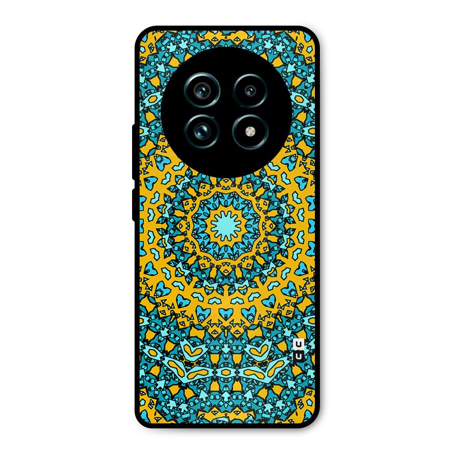Digital Mandala Art Metal Back Case for Realme 13 Pro Plus