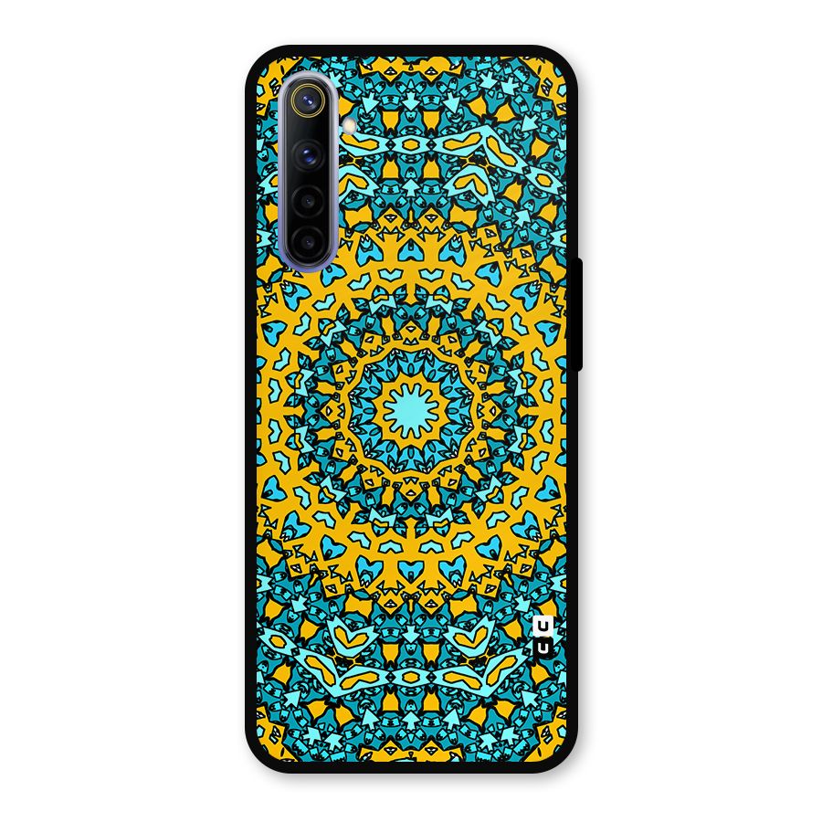Digital Mandala Art Metal Back Case for Realme 6