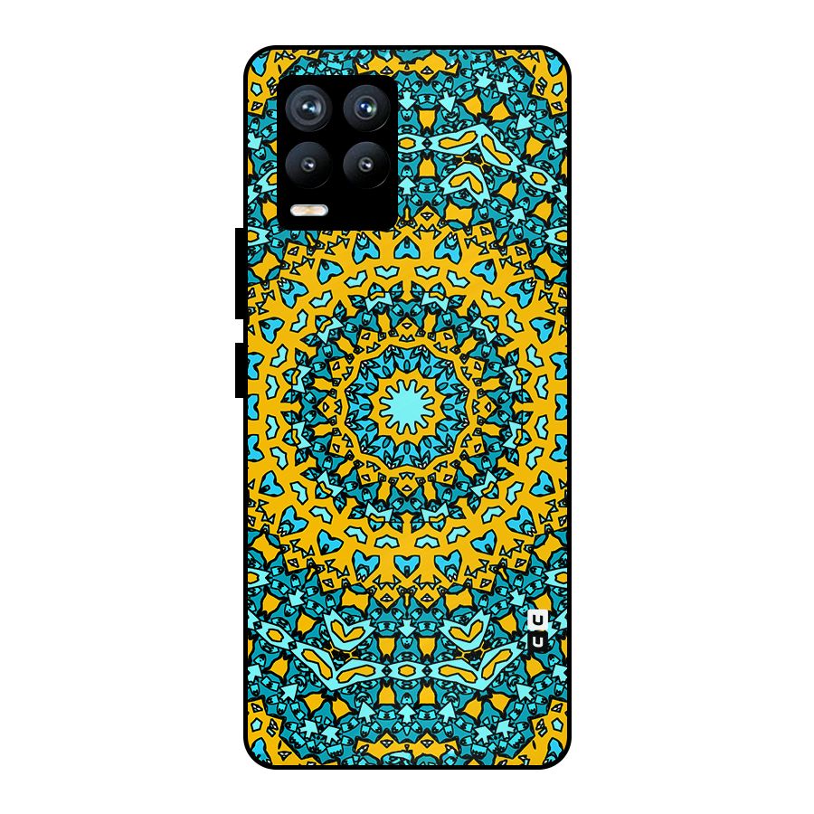 Digital Mandala Art Metal Back Case for Realme 8 Pro