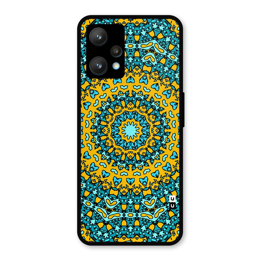 Digital Mandala Art Metal Back Case for Realme 9 Pro Plus 5G