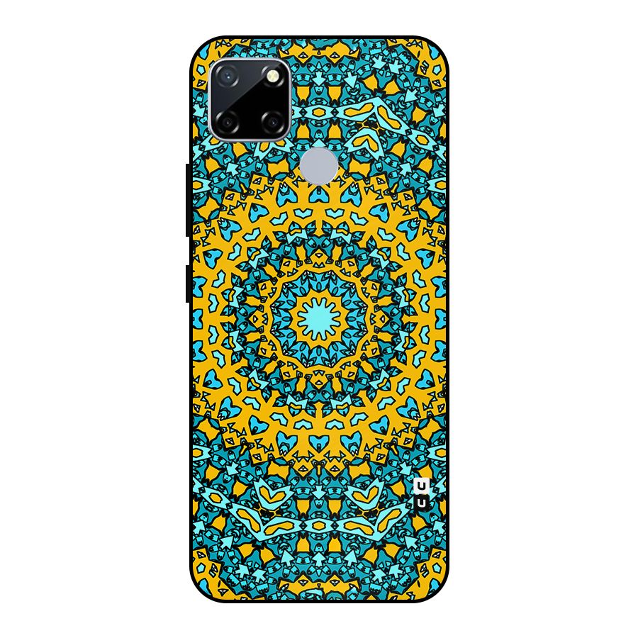 Digital Mandala Art Metal Back Case for Realme Narzo 20