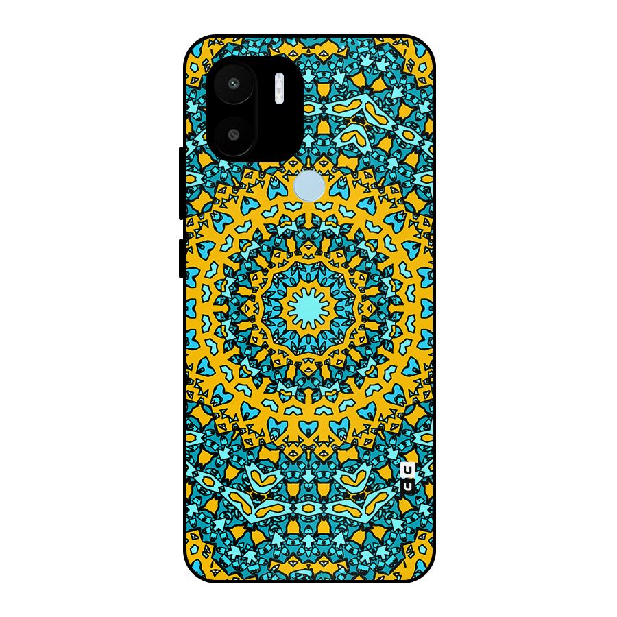 Digital Mandala Art Metal Back Case for Redmi A2+