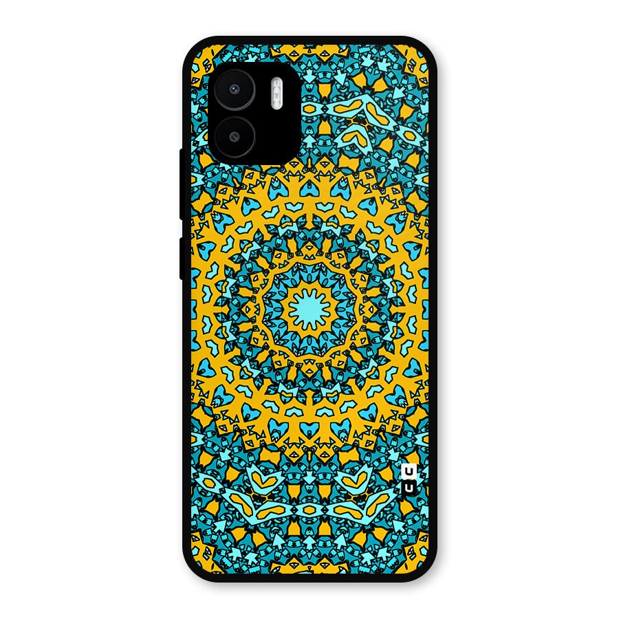 Digital Mandala Art Metal Back Case for Redmi A2