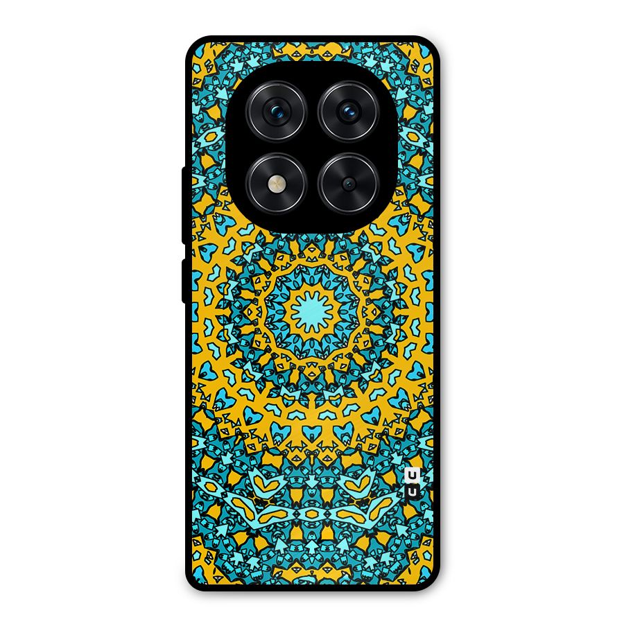 Digital Mandala Art Metal Back Case for Redmi Note 14 Pro 5G
