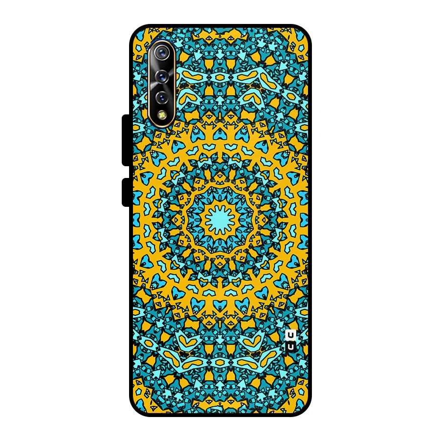 Digital Mandala Art Metal Back Case for Vivo S1