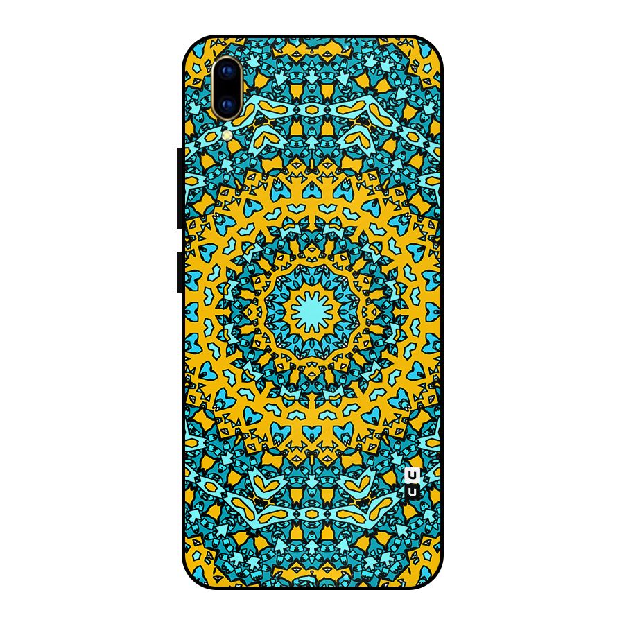 Digital Mandala Art Metal Back Case for Vivo V11 Pro