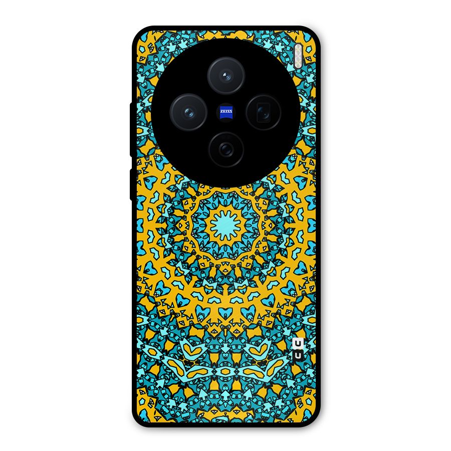Digital Mandala Art Metal Back Case for Vivo X200