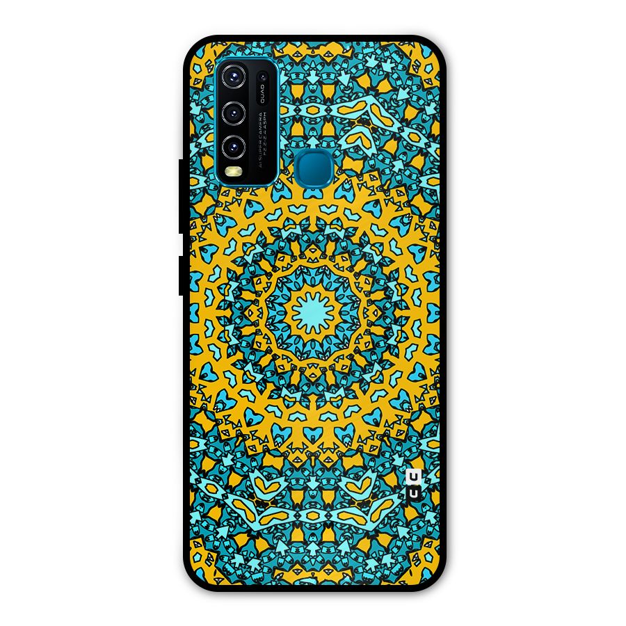 Digital Mandala Art Metal Back Case for Vivo Y50